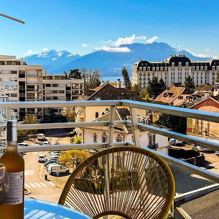 Penthouse Vue Incroyable Lac Et Montagnes Annecy Exterior foto